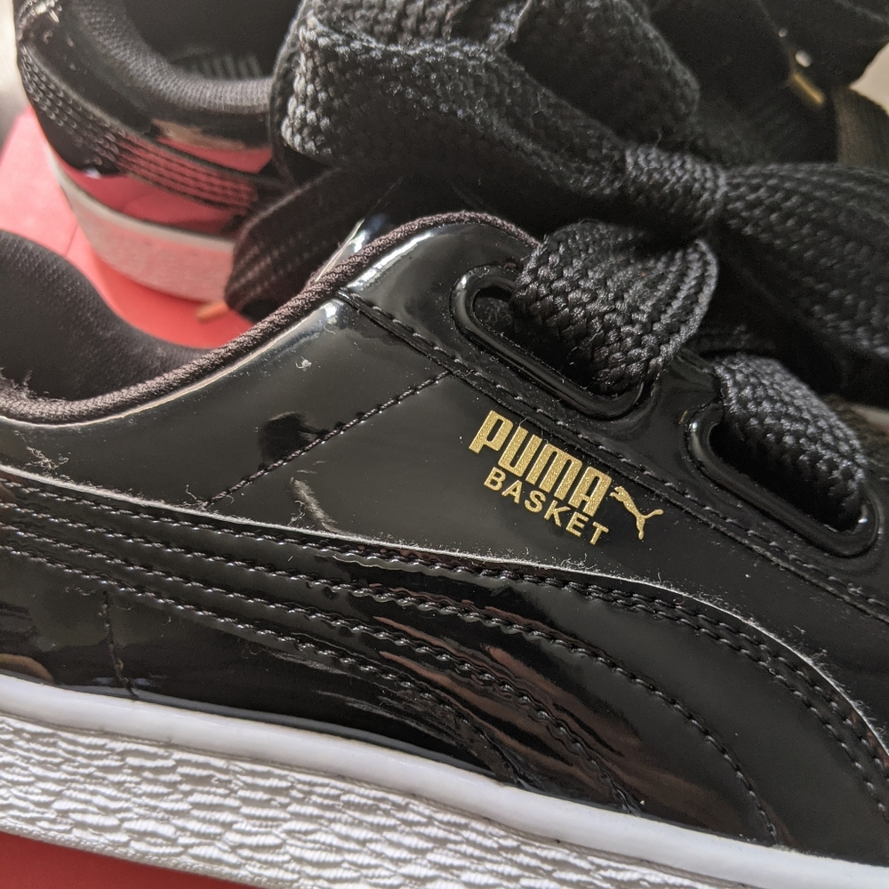 Puma Basket patent Leather Black